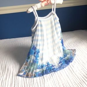 Fun & Fun Platted Dress. Size 12 months.